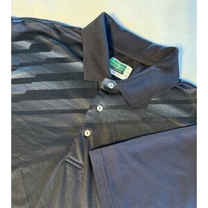 Ben Hogan Performance Mens Golf Polo Sz XL Black and Grey Short Sleeves